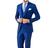 Terno Masculino Premium 2023 (Paletó e calça) Queima Estoque Azul royal