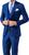 Terno Oxford Slim Masculino  kit 3 em 1 em 7 Cores - Store Ternos Azul royal