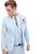 Terno Oxford Slim Masculino  kit 3 em 1 em 7 Cores - Store Ternos Azul bebe