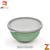 Tigela Bowl Conjunto 3 Un. Saladeira Bacia Multiuso c/ Tampa Verde