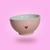 Tigela tipo Bowl de Porcelana 440ml Rosa