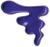 Tinta Dimensional Brilliant Relevo 3D Acrilex 35ml Violeta Cobalto