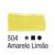 Tinta para Tecido Fosca Acrilex - 37ml Amarelo Limão 504