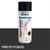 Tinta Spray 350ml Uso Geral Acabamento Profissional Preto Fosco
