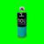 Tinta Spray Luminoso Efeito Neon Nou Colors 400ml Verde Luminoso