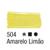 Tinta Tecido Fosca 37ml Tons Claros Acrilex 504 - AMARELO LIMãO