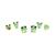  6pcs sapo luminoso