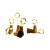  1pcs luz quente