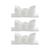  Branco-3PCS