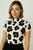  2 animal print branco com marrom