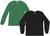  1 verde 1 preto