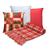  MANTA XADREZ VERMELHO + CAPAS SUETER - 23 - VERMELHO LISO