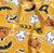 Tnt Estampado Halloween revelação minecraft nuvem tiktok 5mt Hallowen fundo laranja
