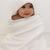 Toalha de Banho com Capuz Donna Laço Bebê Comfort Branco