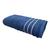 Toalha de Banho Gigante Jacquard Ondulada Wave 450g/m² 150x80cm Azul