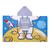 Toalha De Banho Infantil 3D Com Capuz, Moda Praia, Piscina 100% Algodão Personagens Astronauta
