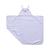 Toalha de banho infantil bebê lisa c/ capuz bordado e forro de fralda bichos - baby joy Ovelhinha branca