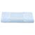 Toalha de Lavabo Bella c/ Barrado para Bordado 30cm x 45cm Dohler - Branco Azul