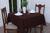 Toalha de Mesa 10 Lugares Festa e Sala de Jantar Oxford Lisa 3,00m x 1,40m Marrom