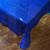 Toalha de Mesa de Fibra de Coco Retangular 6 Lugares 160X220 Azul Royal