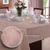 Toalha de mesa Jacquard 4 Lugares  Admirare Rose