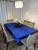 Toalha de Mesa Jacquard Luxo 6 Lugares 2,00x1,40 para Cozinha premium Várias Cores Azul