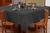 Toalha de Mesa Lisa Jacquard Adamascado Luxo 4,00mx1,40m (14 lugares) CINZA