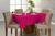 Toalha De Mesa Lisa Tecido Oxford 1,40x1,40 - 4 Cadeira Pink