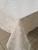 Toalha De Mesa Luxo 6 Lugares Jacquard Original Tecido Gross Branco