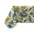 Toalha de Mesa Quadrada Estampa Floral Flores 1,40 x 1,40 FLORAL TURCA AZUL E VERDE