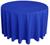 Toalha de Mesa Redonda. 1,5m, Lisa Várias Cores. Tecido Oxford Premium 100% Poliéster Azul Royal