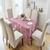 Toalha de Mesa Renda 6 Cadeiras Diversas Cores Luxuosa Moderna Rose