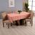 Toalha de Mesa Retangular Estampada Xadrez 4 Lugares 1,45m x 1,40m Oxford  Laranja