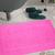 Toalha de Piso Tapete para Banheiro de Chão Felpudo Atoalhado de Pé p/ Saída de Box - 44 x 65 cm - 100% Algodão Pink