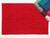 Toalha de Piso Tapete para Banheiro Super Luxo grosso 680g/m2 grande 45x75cm Vermelho