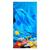 Toalha de Praia Veludo Resort 76cm x 1,52m - Bouton Dolphin and Fishes