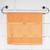 Toalha Lavabo Garmisch Para Bordar 28 x 50cm LARANJA