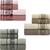 Toalhas de Banho e Rosto Karsten Kit com 4 peças - Modelos Laurea, Florins e Abrantes - Emcompre FLORINS