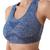 Top Fitness Feminino Nadador Academia Bojo Treino Esportivo Azul