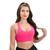 Top nadador feminino sustentação roupa academia ginástica fitness Lupo Rosa