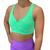 Top Obbia Lateral Larga Com Bojo Esportivo Feminino OB005016 Verde