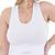 Top Suplex Confort S/bojo Básico Feminino Moda Esportiva Plus Size 3041A Branco