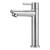 Torneira  Aço Inoxidável Design Moderno De Bancada Banheiro Prata