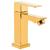 Torneira Banheiro Inox Luxo Quadrada ¼ De Volta Toda Metal Dourada