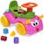 Totokinha Infantil Criança Carrinho Passeio Quadriciclo Modelo Bolinha Para Menina Menino Marca Cardoso Toys Varias Cores Rosa