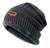 Touca Gorro Forrado Feminino Masculino Inverno Gelo Frio Cinza