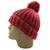 Touca Masculina Feminina Gorro Beanie Caida Pom Pom Trico Vermelho