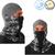 Touca Ninja Mascara Paintball Tatica Militar Balaclava Moto Proteção Térmica UVA UVB Dry Fit Frio  Camuflada Urbana CInza