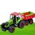 Trator Brinquedo Infantil Meninos Interativo Fazendeiro Gigante Com Caçamba Caminhão Articulado Working Verde, Vermelho