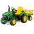 Trator Infantil Elétrico Criança Carrinho Com Carretinha 3 Anos até 40 Kg John Deere Ground Force 12 V Peg Perego  Verde